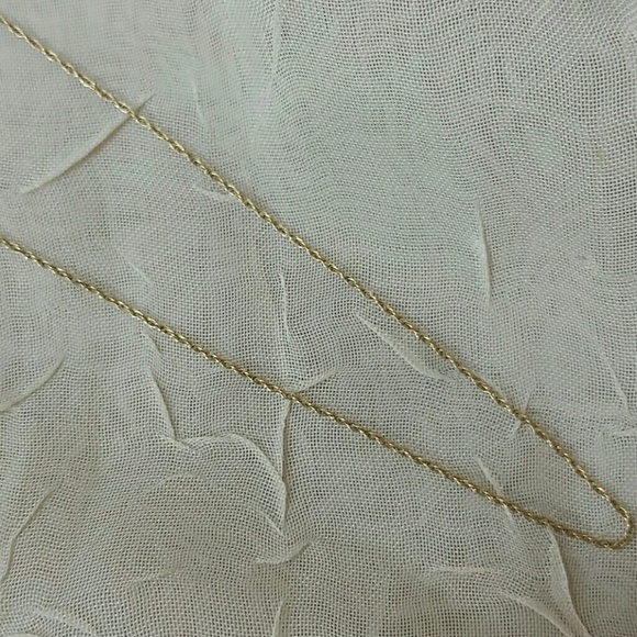 Necklace Dainty gold chain 10K 18in - Picture 4 of 8